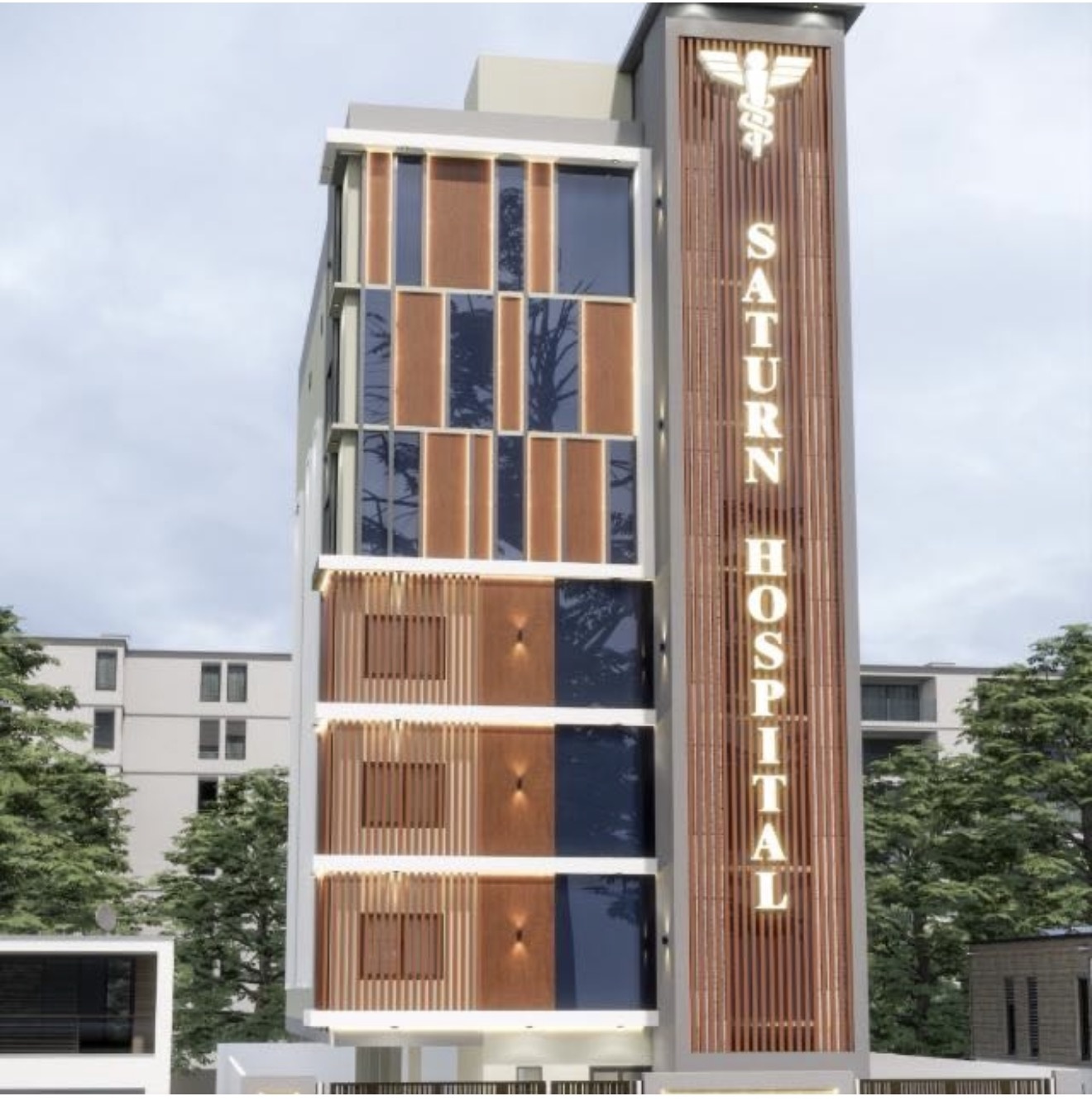 Saturn Hospital Building, Medical Square Nagpur